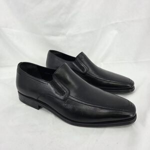 Magnanni Antonio 16980 Black Leather Men's Loafers 10.5M